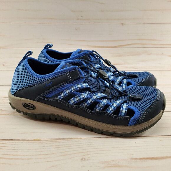 Chaco‎ Blue Size 5 Youth Outcross 2 Shoes Slip On Hiking Trail Water J180075 - Picture 1 of 7